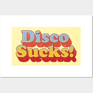 Disco Sucks 70s Style by Treaja Posters and Art